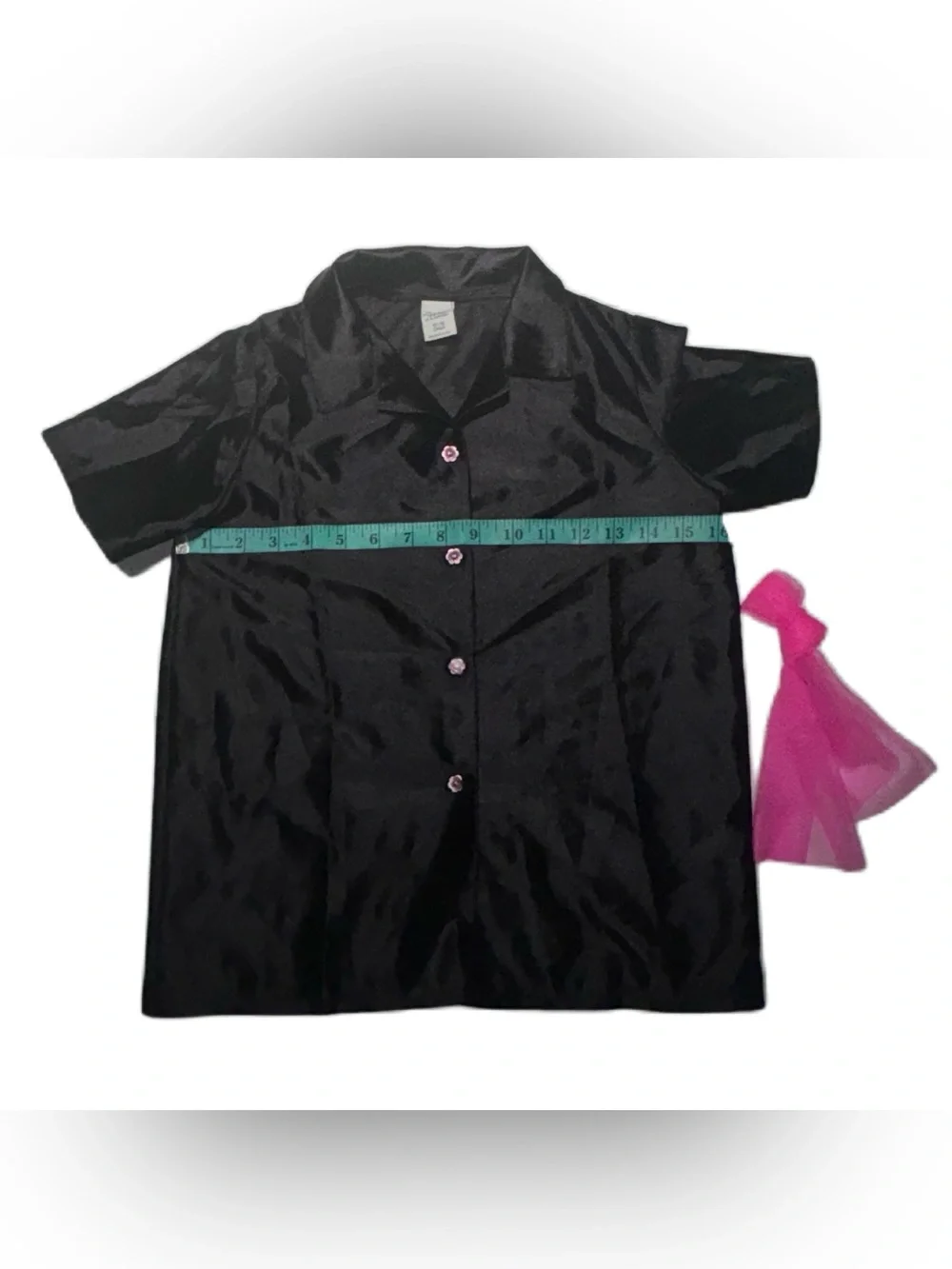 Girls' Pink Rock 'n' Roll 50’s 3 Piece Costume - Skirt Neckerchief Shirt 12/14